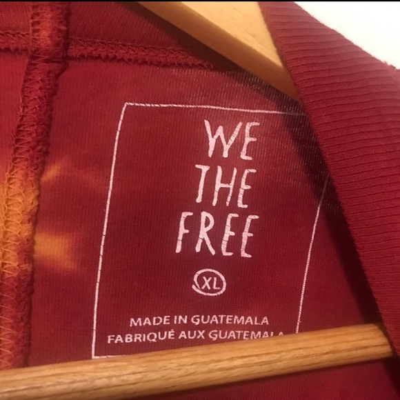 Super Comfortable "We The Free" Oversized Long-Sleeve Tie Dye Shirt - Picture 5 of 5